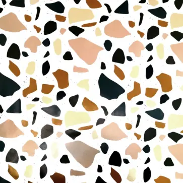 Бумага упаковочная Terrazzo, белый обложка книги