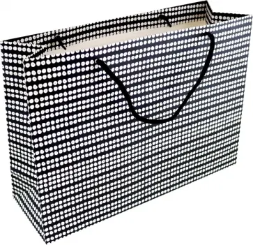 Пакет подарочный Tweed, горошек обложка книги