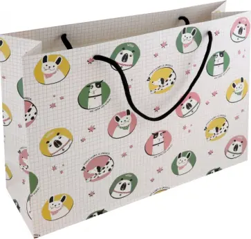 Пакет подарочный Pets, белый, 36*26см обложка книги