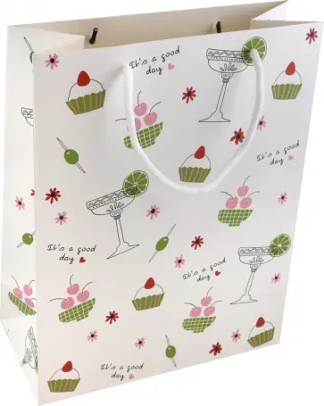 Пакет подарочный Bonjour. Маффин, 25х32 см обложка книги