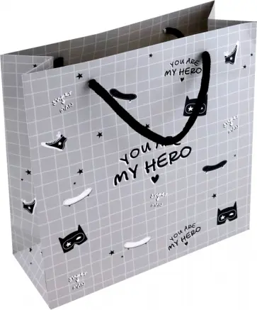 Пакет подарочный Skate, серый обложка книги