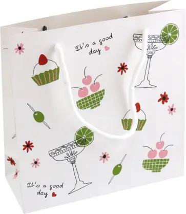 Пакет подарочный Bonjour. Маффин обложка книги