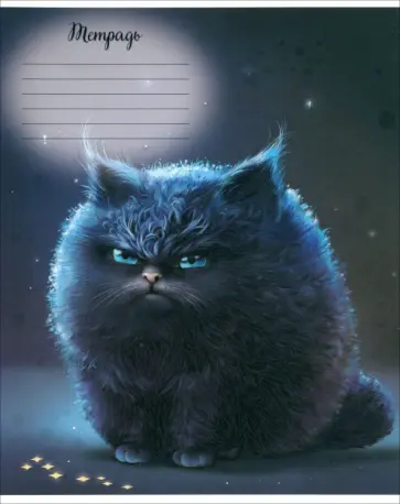 Тетрадь Пушистое облако, 24 листа, клетка, в ассортименте обложка книги