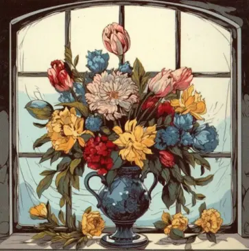 Алмазные узоры Цветочное искушение обложка книги