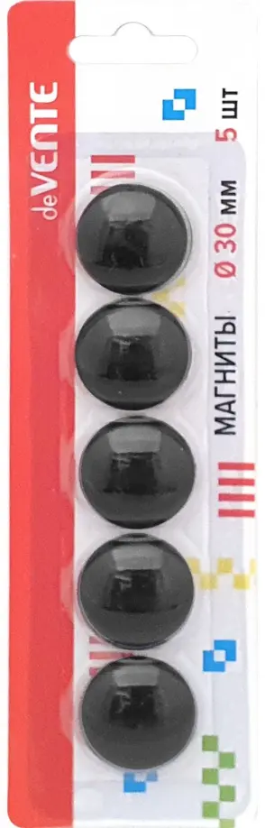 Магнит для офисной доски, 5 штук, черный обложка книги