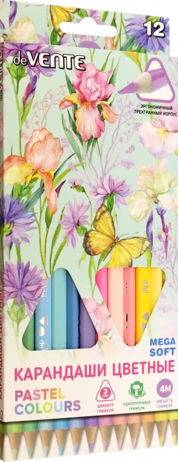 Карандаши цветные Triolino, 12 цветов обложка книги