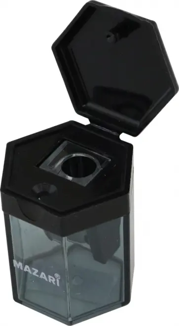 Точилка Vary, 1 отверстие, в ассортименте обложка книги