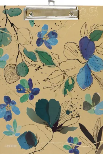 Папка-клипборд Bloom Garden, A4, синяя Папка-клипборд Bloom Garden, A4, синяя обложка книги
