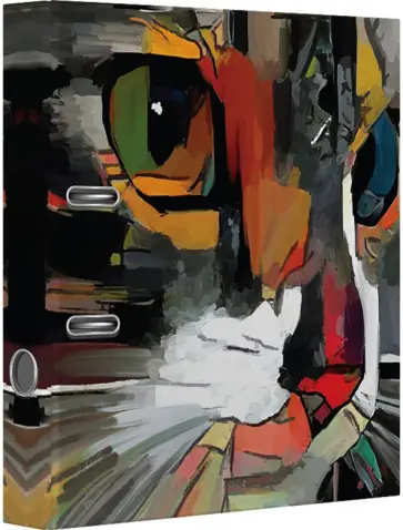 Папка с арочным механизмом Cat, A4, 75 мм обложка книги