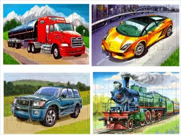 Комплект пазлов Транспорт обложка книги