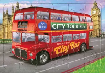 Пазл Автобус, 24 элемента обложка книги