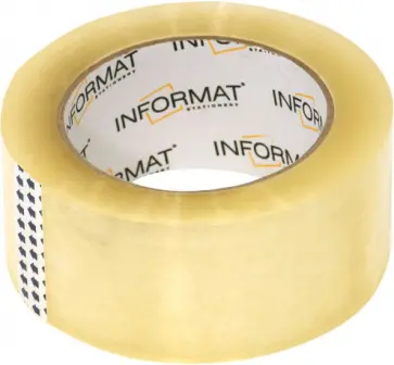 Лента клейкая упаковочная, 48 мм, прозрачная Лента клейкая упаковочная, 48 мм, прозрачная обложка книги