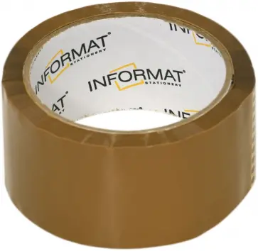 Лента упаковочная, 48 мм, коричневая Лента упаковочная, 48 мм, коричневая обложка книги