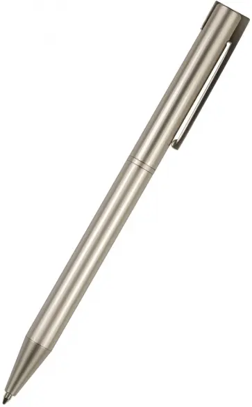 Ручка шариковая автоматическая Bergamo, синяя, цвет корпуса шампань обложка книги