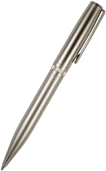 Ручка шариковая автоматическая Boston, синяя, цвет корпуса шампань обложка книги