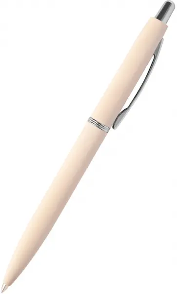 Ручка шариковая автоматическая San Remo, синяя, цвет корпуса пудровый, в футляре, 1 мм обложка книги