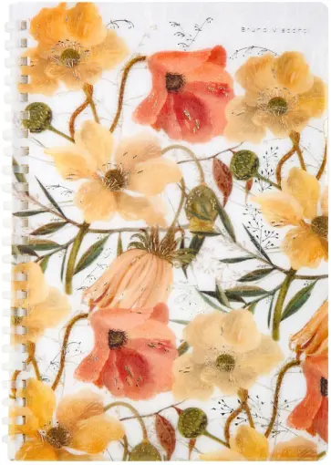 Тетрадь Цветочная страсть, 60 листов, клетка обложка книги