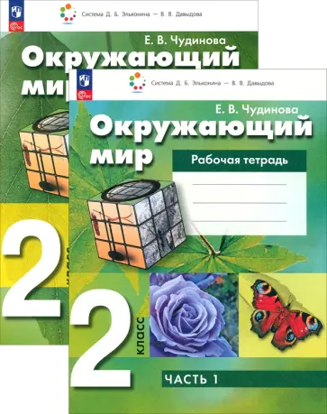 Елена Чудинова - Окружающий мир. 2 класс. Рабочая тетрадь. В 2-х частях. ФГОС обложка книги