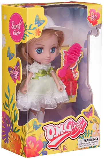 Кукла-мини, в белом платье обложка книги