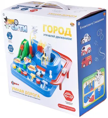 Игра интерактивная Умная дорога, Город обложка книги