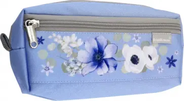 Пенал квадро Pastel Bloom. Light Blue, 2 отделения обложка книги