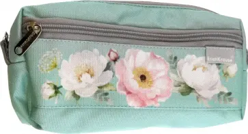 Пенал квадро Pastel Bloom. Minty, 2 отделения обложка книги