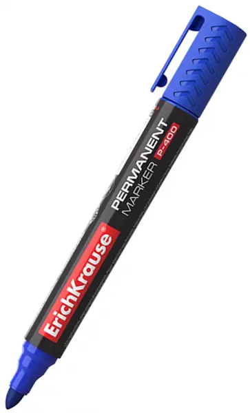 Маркер перманентный P-400, синий Маркер перманентный P-400, синий обложка книги