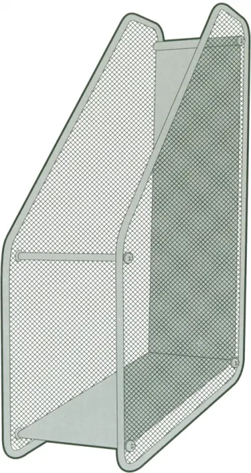 Подставка для бумаг вертикальная металлическая Compass Classic, серебряная Подставка для бумаг вертикальная металлическая Compass Classic, серебряная обложка книги