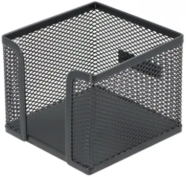 Подставка для бумажного блока прямоугольная металлическая Compass, Classic, черная обложка книги