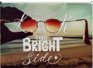 Папка для документов пластиковая Цитата дня, А4 обложка книги