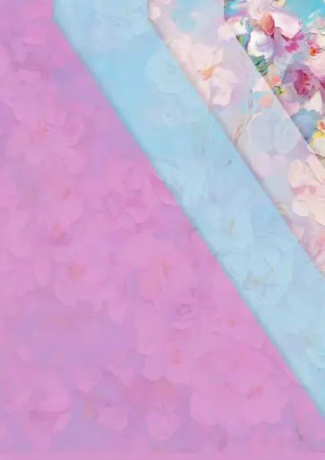 Папка-уголок для документов пластиковая Цветы, А4 обложка книги