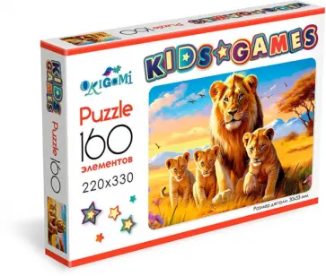 Kids Games. Пазл-160. Львы Kids Games. Пазл-160. Львы обложка книги