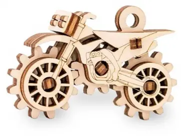 Деревянный конструктор-брелок Эвик. Кроссбайк Деревянный конструктор-брелок Эвик. Кроссбайк обложка книги