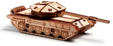 Деревянный конструктор, сборная модель Танк Т-90 обложка книги