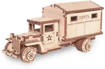 Конструктор деревянный Грузовик Почта обложка книги