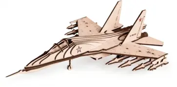 Конструктор из дерева Российский Истребитель обложка книги
