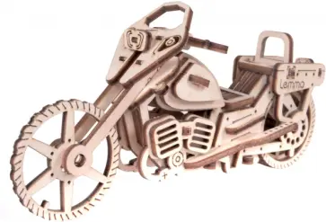 Конструктор 3D деревянный подвижный Байк Майк обложка книги