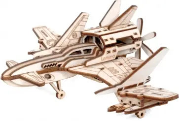 Деревянный конструктор 3D Cамолет Стакс-2Н обложка книги