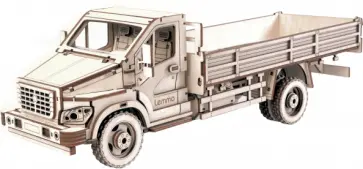 Конструктор 3D деревянный Грузовик Гефест с кузовом обложка книги