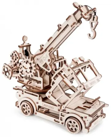 Конструктор 3D деревянный Кран ЛТ-18С обложка книги