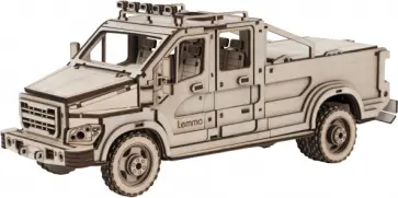 Конструктор 3D деревянный Пикап Эльтано обложка книги