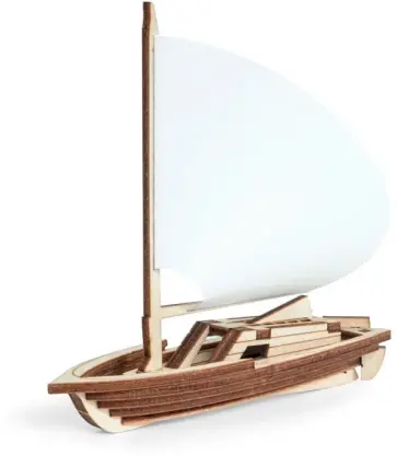 Сборная модель из дерева Парусник Юнга обложка книги