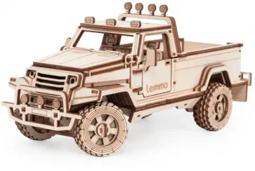 Сборная модель из дерева Внедорожник Кондор с прицепом обложка книги