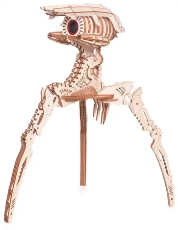 Сборная модель из дерева Светильник Захватчик Миров обложка книги