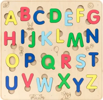 Сортер деревянный развивающий Английский Алфавит Сортер деревянный развивающий Английский Алфавит обложка книги