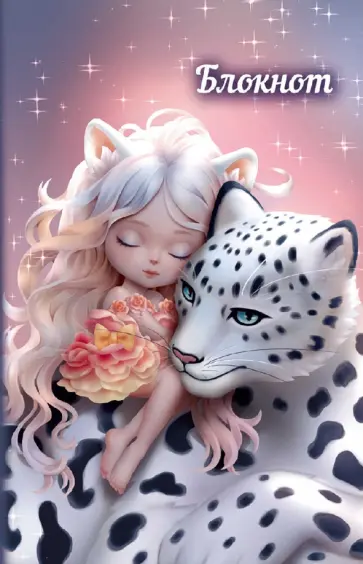 Блокнот Сказочный сон, А6+, 40 листов, точка обложка книги