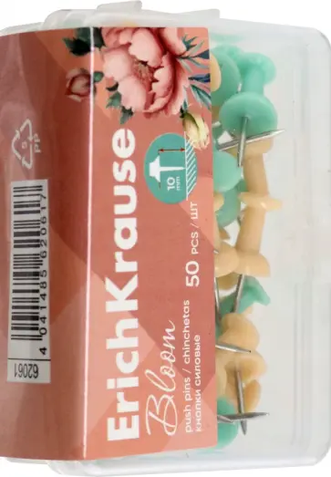 Кнопки силовые Pastel Bloom, 50 штук, ассорти Кнопки силовые Pastel Bloom, 50 штук, ассорти обложка книги