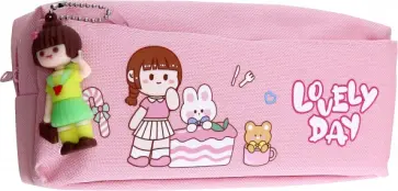 Пенал + брелок Кукла, в ассортименте обложка книги