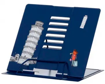 Подставка для книг Достопримечательности мира, металлическая, в ассортименте обложка книги