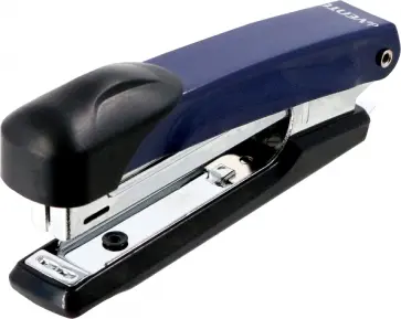 Степлер Liquid Metal №10, 12 листов, с антистеплером, металлический, синий обложка книги